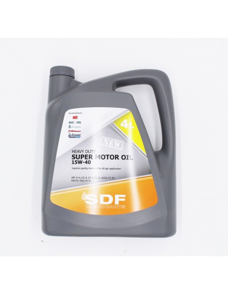 OLIO: vendita online SDF SUPER MOTOR OIL 15W40 - Protezione Avanzata e Performance 4[LT] in offerta