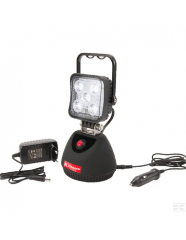FARI E GIROFARI: vendita online FARO DA LAVORO LED RICARICABILE 15W, 900 lm, 11-36 V, NERO, 192,4X115 mm RIF. LA80001 in offerta