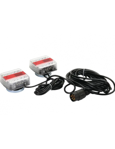 FARI E GIROFARI: vendita online SET LUCI LED 12 V MAGNETICO, CAVO 7.5 m RIF. LA207351 in offerta