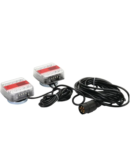 FARI E GIROFARI: vendita online SET LUCI LED 12 V MAGNETICO, CAVO 7.5 m RIF. LA207351 in offerta