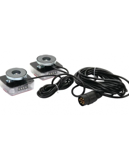 FARI E GIROFARI: vendita online SET LUCI LED 12 V MAGNETICO, CAVO 7.5 m RIF. LA207351 in offerta