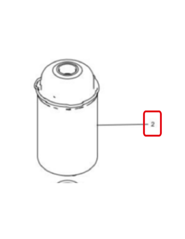 FILTRI: vendita online ELEMENTO FILTRO CARBURANTE RIF. 0.900.7615.8 in offerta