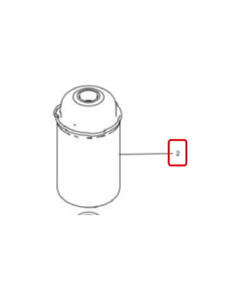 FILTRI: vendita online ELEMENTO FILTRO CARBURANTE RIF. 0.900.7615.8 in offerta