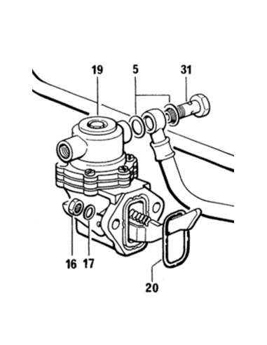 POMPE PER TRATTORI: vendita online POMPA ALIMENTAZIONE RIF. KR2.4519.310.0 in offerta