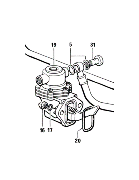 POMPE PER TRATTORI: vendita online POMPA ALIMENTAZIONE RIF. KR2.4519.310.0 in offerta