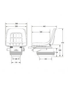 SEDILI: vendita online Sedile KAB XH2/P1 in offerta 2