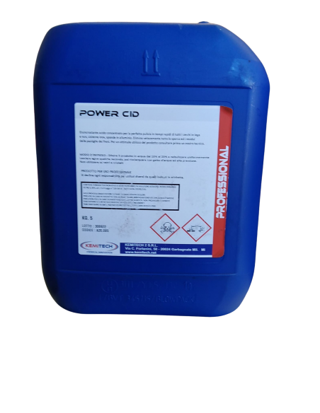 ADDITIVI E SBLOCCANTI: vendita online SGRASSATORE ACIDO CONCENTRATO POWER CID 5 LT in offerta
