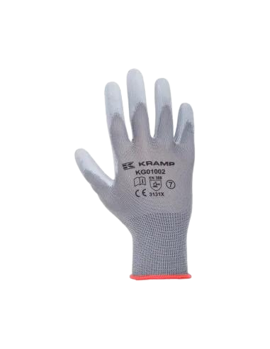 RICAMBI: vendita online Guanti da lavoro grigi Nylon/poliestere lunghi 26 cm taglia 10/XL Protect di Kramp in offerta