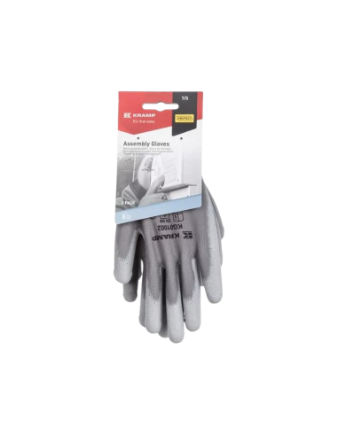 RICAMBI: vendita online Guanti da lavoro grigi Nylon/poliestere lunghi 26 cm taglia 10/XL Protect di Kramp in offerta