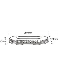 FARI E GIROFARI: vendita online Barra luminosa a LED magnetica 90W in offerta 2