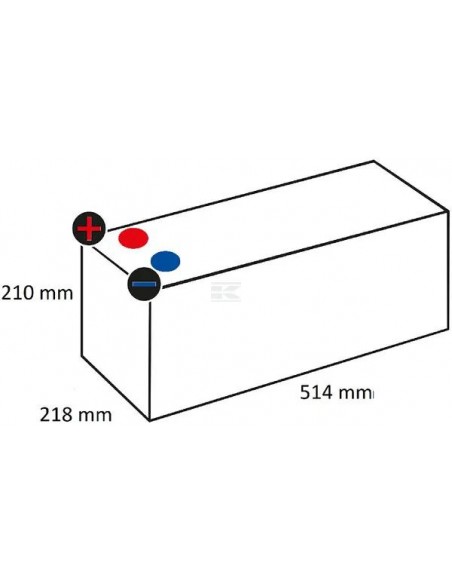 BATTERIE: vendita online Batteria 12V 143Ah 950A in offerta