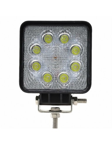 FARI E GIROFARI: vendita online FARO LAVORO QUADRATO LED 24W D.107 1350LM in offerta