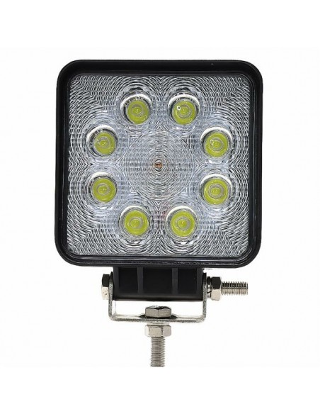 FARI E GIROFARI: vendita online FARO LAVORO QUADRATO LED 24W D.107 1350LM in offerta