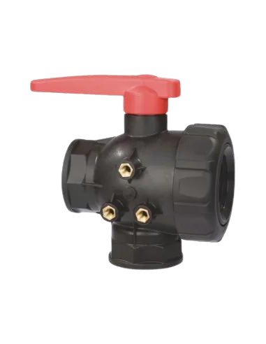 RICAMBI: vendita online RUBINETTO A SFERA 1 1/2" 3 vie, con in offerta