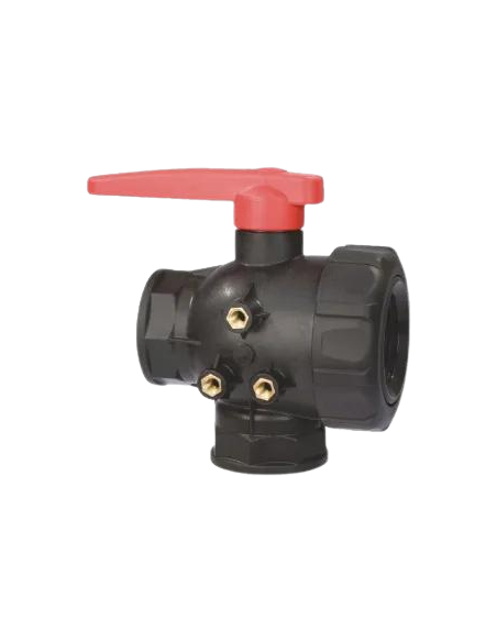 RICAMBI: vendita online RUBINETTO A SFERA 1 1/2" 3 vie, con in offerta