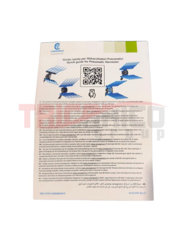 ABBACCHIATORI PNEUMATICI: vendita online ABBACCHIATORE MANUALE PNEUMATICO CAMPAGNOLA MODELLO TUONO - 1800 Battiti/min in offerta